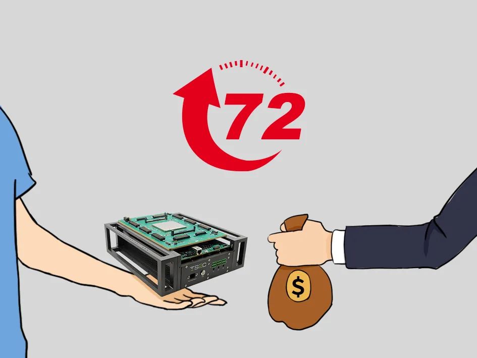 72小时内交付